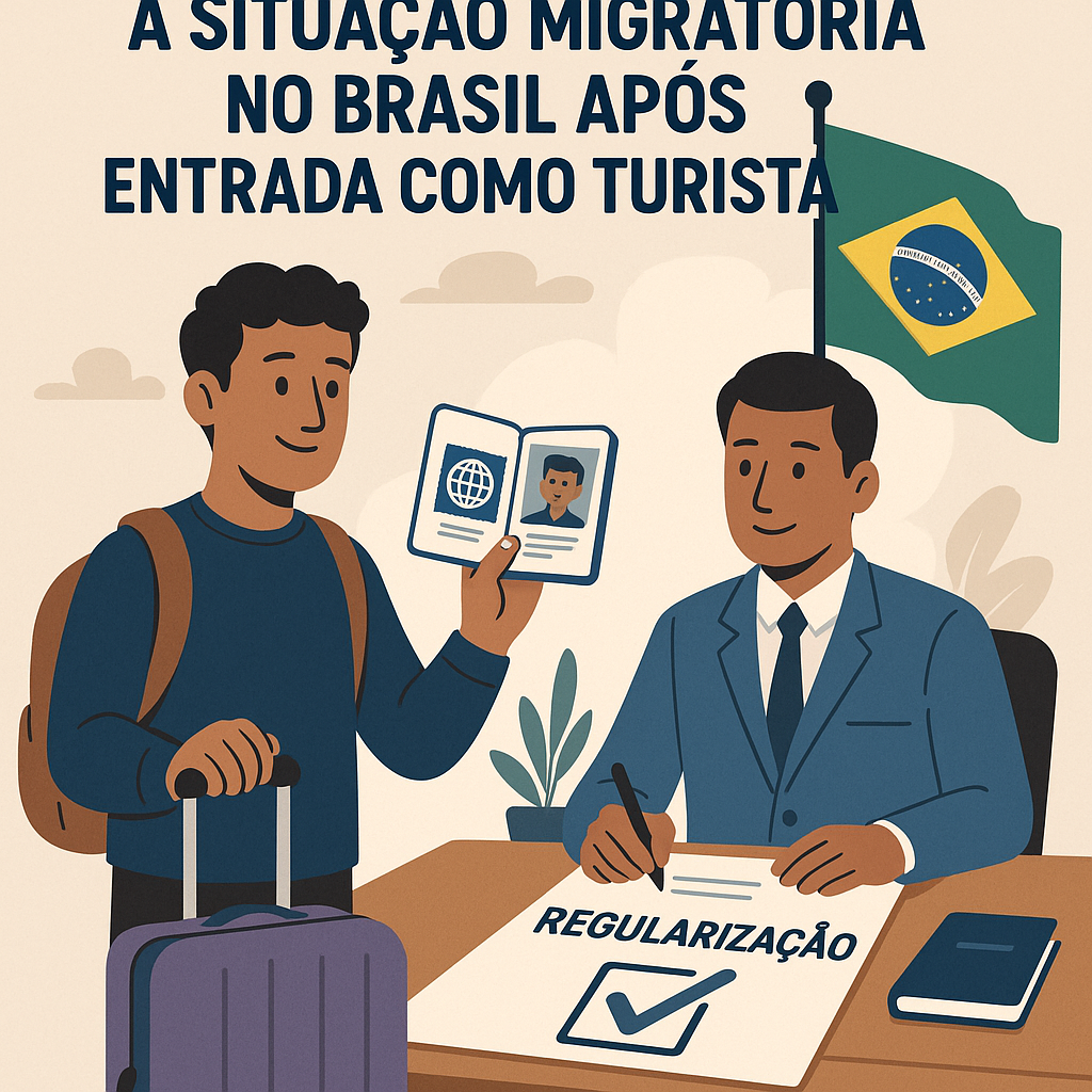 Como regularizar a situação migratória no Brasil após entrada como turista
