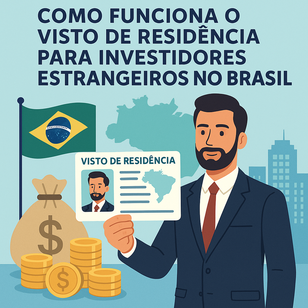 Como funciona o visto de residência para investidores estrangeiros no Brasil