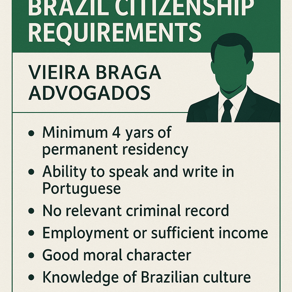 brazil citizenship requirements - Vieira Braga Advogados